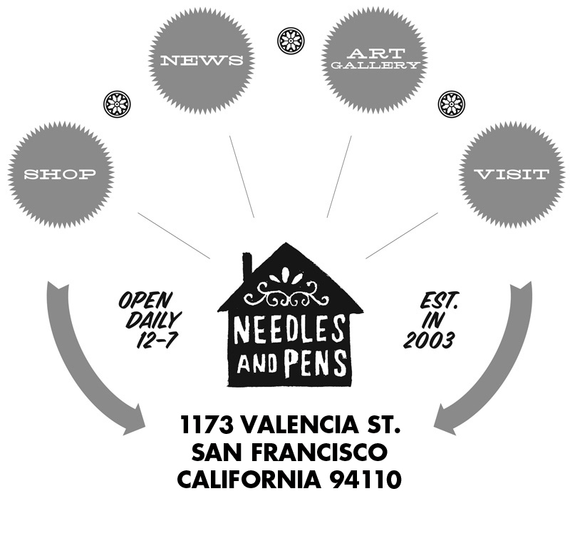 Needles & Pens 1173 Valencia Street, San Francisco CA 94110